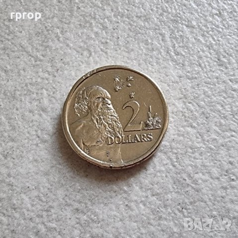 Монета  . Австралия . Два  долара .  Абориген . 2002 година., снимка 4 - Нумизматика и бонистика - 38339799