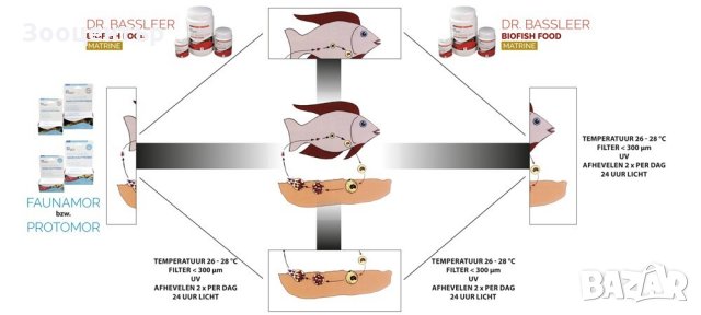 DR. BASSLEER BIOFISH FOOD МATRINE висококачествена пълноценна храна за рибки , снимка 2 - Други - 35488434