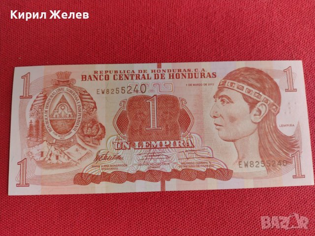 Банкнота ХОНДУРАС РЯДКА УНИКАЛНО КРАСИВА ПЕРФЕКТНО СЪСТОЯНИЕ 27414, снимка 4 - Нумизматика и бонистика - 36691676