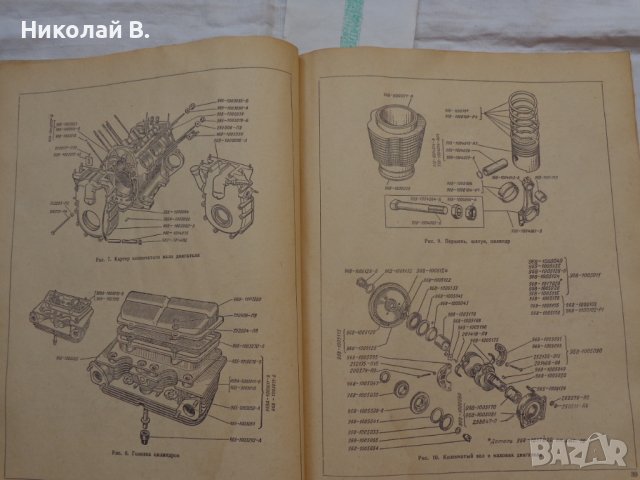 Книги за ремонт и каталог за частите на ЗаЗ 968А на Български и Руски език, снимка 4 - Специализирана литература - 36878181