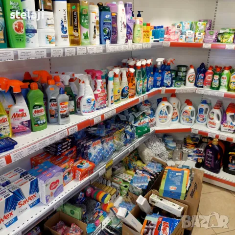 Търговско оборудване за хранителен магазин - стелажи, кошници, колички, снимка 11 - Стелажи и щандове - 49451376