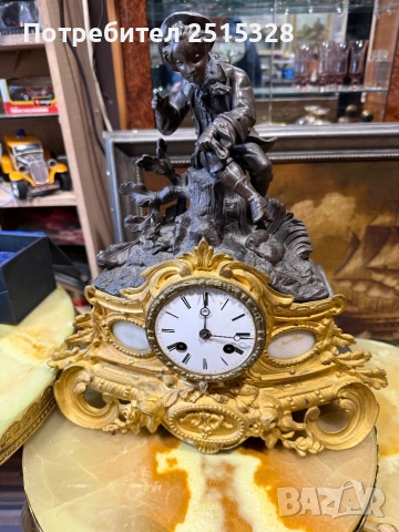 красив стар немски каминен часовник