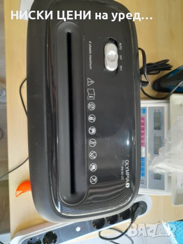 КОШ С ШРЕДЕР ЗА ХАРТИЯ OLYMPIA PS63CC, снимка 6 - Друга електроника - 41185281