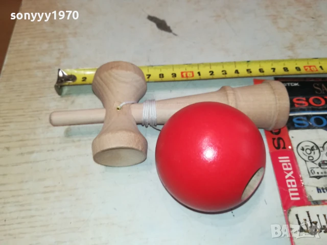 ДЪРВЕНА ИГРА С ТОПКА И ВЪЖЕ 1108250828, снимка 10 - Колекции - 51323296
