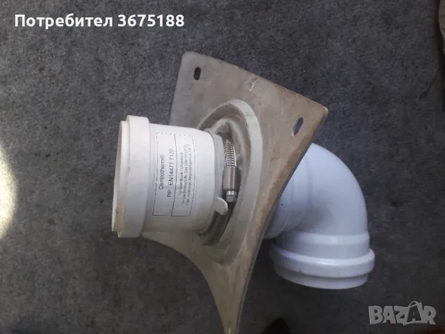 Димоотвод за газов котел - проходен елемен ф80