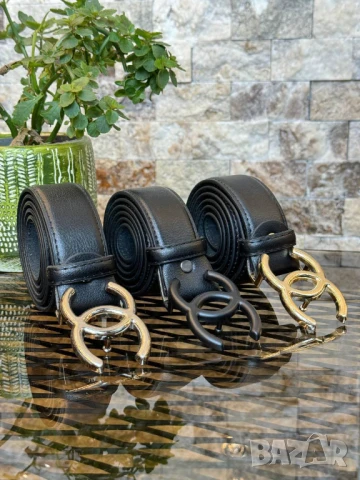 колани от естествена кожа в кутия  valentino garavani hermes guess chanel, снимка 16 - Колани - 50776378