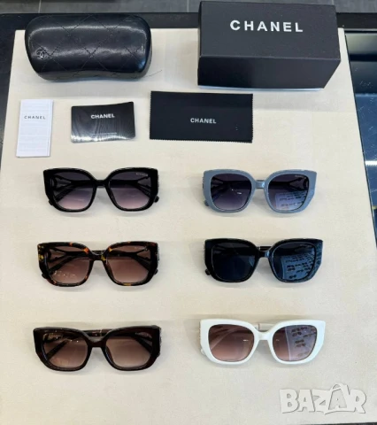 очила с черен обикновен калъф и ув защита versace chanel , снимка 8 - Слънчеви и диоптрични очила - 51301899