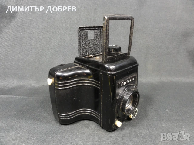 СТАР РЕТРО СОЦ ГДР БАКЕЛИТОВ ФОТОАПАРАТ PERFEKTA, снимка 5 - Антикварни и старинни предмети - 51394848