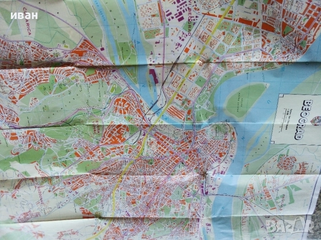 Карти на Белград - 2004г., снимка 5 - Енциклопедии, справочници - 52439459