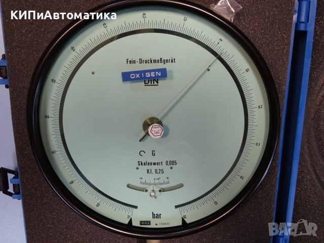 образцов манометър WIKA 341.11.250 (-1+0.6)Bar precision test pressure gauge, снимка 2 - Резервни части за машини - 50505002