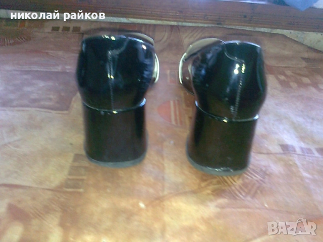 Дамски лачени обувки № 38, снимка 6 - Дамски обувки на ток - 51831646