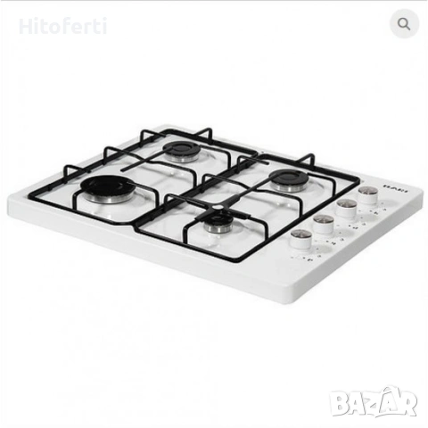 Плот за вграждане BARI 3740CE , Газов, 4 Нагревателни зони Инокс