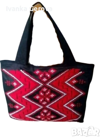 Ръчно бродирана дамска чанта, снимка 3 - Чанти - 50654731