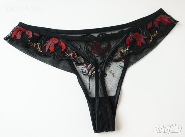 S/M луксозни дамски полупрашки с цветна бродерия, снимка 12 - Бельо - 44571470