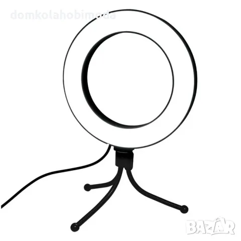 Лед ринг, Ring Light 48 LED със статив,3 цвята, 13 степени 