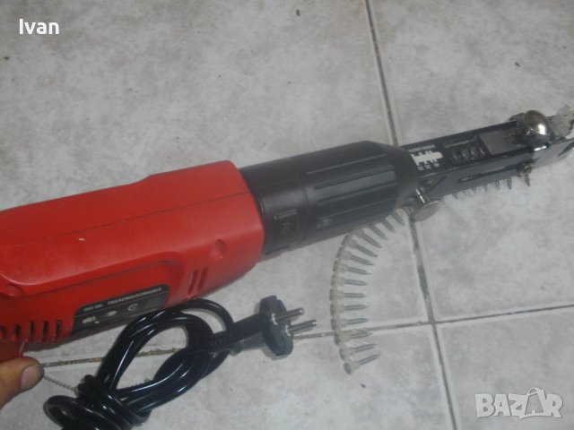 Нов Немски Профи Ел.Винтоверт За Гипсокартон/Серийно Завинтване Винтове Лента-За Сухо Строителство, снимка 14 - Винтоверти - 42101716