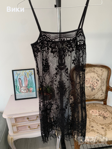 Плажна рокля в размер 38, подходяща за S/M, снимка 11 - Рокли - 44922632