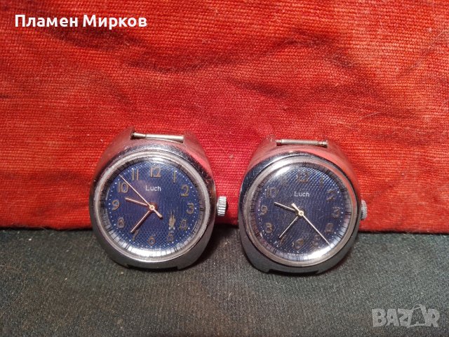 Два руски ръчни часовника LUCH, снимка 2 - Дамски - 44450884