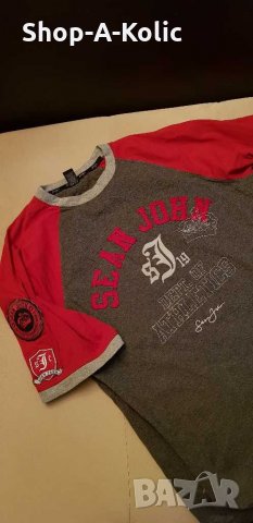 Vintage Retro SEAN JOHN CREWNECK Rap Hip Hop T-Shirt, снимка 2 - Тениски - 29606443