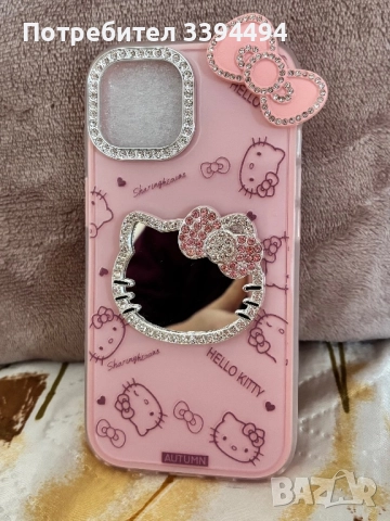 Кейс Hello Kitty за iPhone 15, снимка 2 - Калъфи, кейсове - 52391216