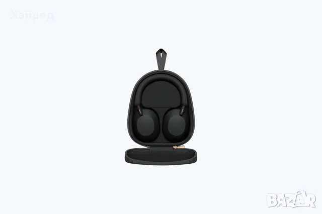 Нови Оригинални Безжични слушалки Sony - WH-1000XM5, Hard Case, ANC, черни