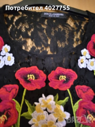 Дантелена рокля Dolce and Gabbana , снимка 2 - Рокли - 53931404