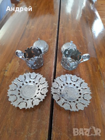 Стар подстакан,подстакани #2, снимка 2 - Други ценни предмети - 35258050