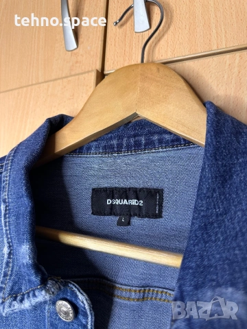 Дънково Яке Dsquared 2 (L), снимка 4 - Якета - 53126637