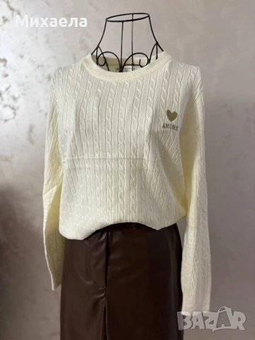 Дамски пуловер - три цвята - 24€