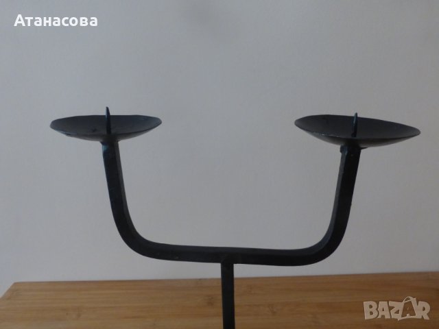 Свещник ковано желязо СБХ 3, снимка 2 - Декорация за дома - 42784780