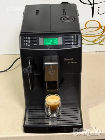 Кафемашина кафе автомат Saeco minuto с гаранция, снимка 5 - Кафемашини - 52702194