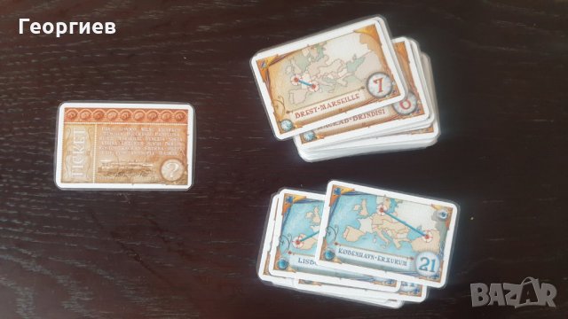 Ticket to Ride Europe всички карти с маршрути , снимка 3 - Настолни игри - 31782212
