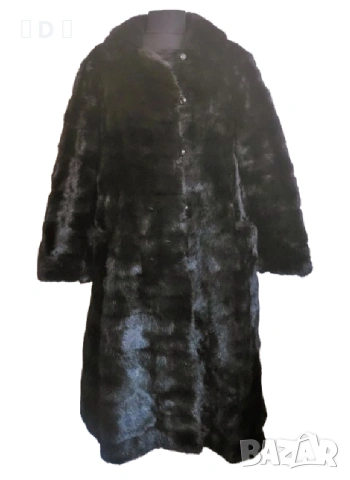 НОРКА /визон естествен косъм дълго палто, снимка 4 - Палта, манта - 53300103
