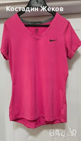 Дамска оригинална блузка. Като нова. Nike PRO 