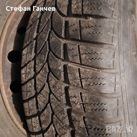 4 бр. зимни гуми с джанти 195/65 R15 от Ситроен Пикасо, снимка 4 - Гуми и джанти - 54016727