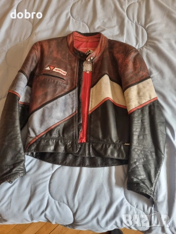 dainese кожено яке за мотор moto vintage cafe race , снимка 2 - Якета - 54077318