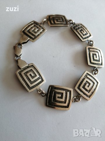 Дамска оксидирана гривна 935 сребро , снимка 3 - Гривни - 37852748