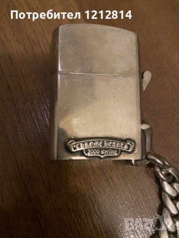 Chrome Hearts Zippo Lighter, Sterling Silver 2000, снимка 7 - Други ценни предмети - 53949403