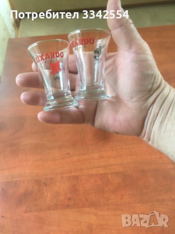 ЧАША СТЪКЛО ШОТ ТЕКИЛА РЕКЛАМНА-2 БР, снимка 1