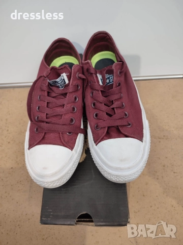 CONVERSE Chuck Taylor All Star II Bordeaux, снимка 2 - Кецове - 52623857