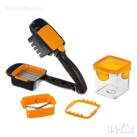 Мултифункционално ренде за плодове и зеленчуци 5 в 1 Genius Nicer Dicer, снимка 9 - Други - 48931882