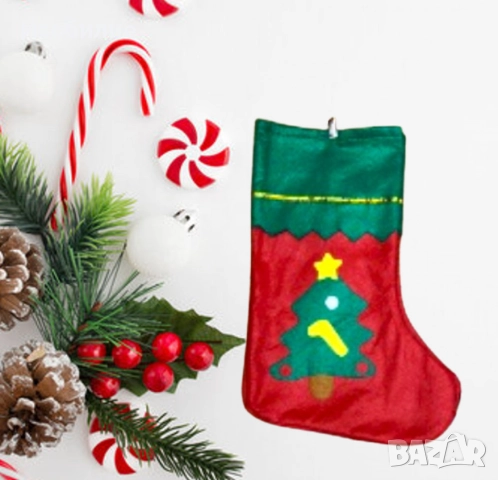 Празничен коледен ботуш за незабравимо настроение, снимка 4 - Декорация за дома - 52340943