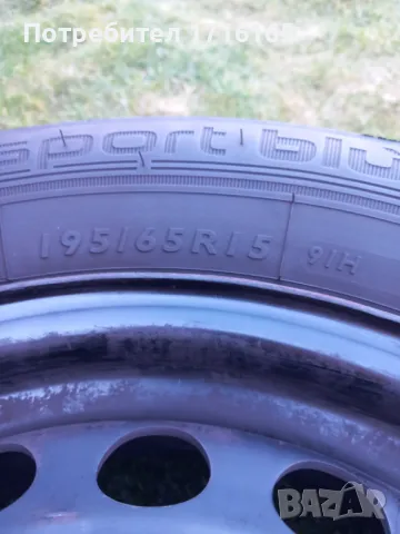 Джанти с летни гуми VW 15, снимка 5 - Гуми и джанти - 49427246