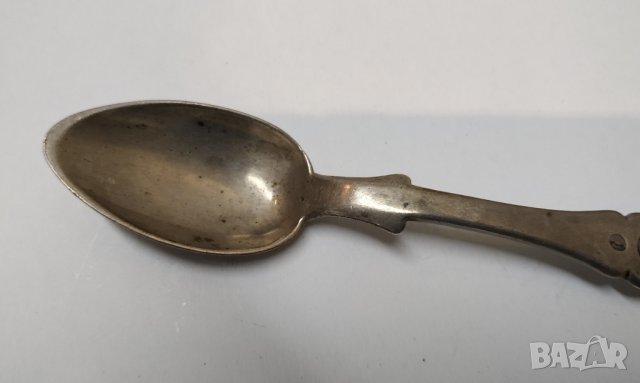Сребърна лъжичка, снимка 2 - Антикварни и старинни предмети - 29887737