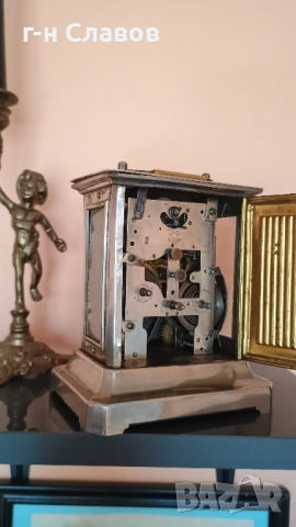 Very Rare Antique 1890 Musical Clock JUNGHANS Joker German Laterna / Alarm Clock, снимка 10 - Други - 51769780