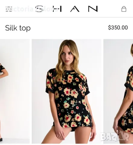 QUIET LUXURY потник коприна 100%, снимка 10 - Потници - 49171703