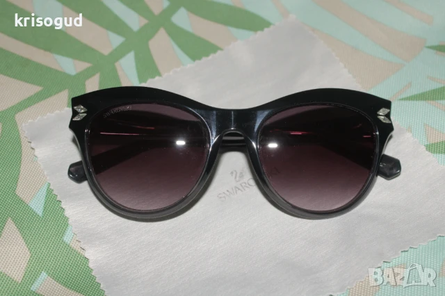 Оригинални дамски слънчеви очила SWAROVSKI, пълен комплект, снимка 4 - Слънчеви и диоптрични очила - 51284706