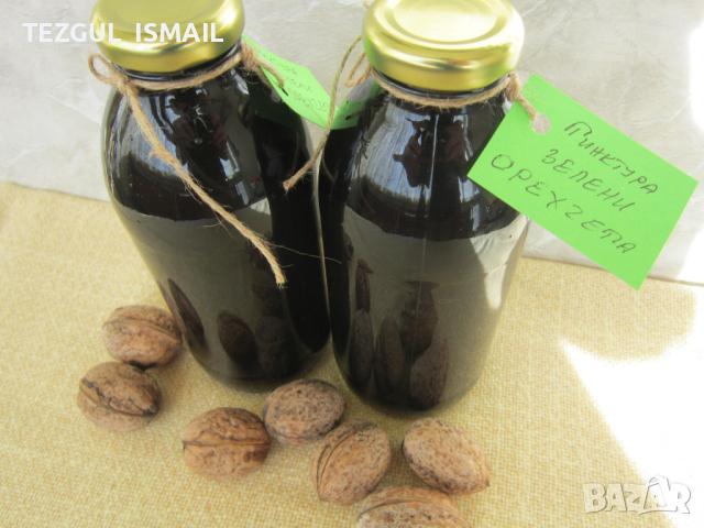 Тинктура зелени орехи, снимка 1 - Домашни напитки - 44793574