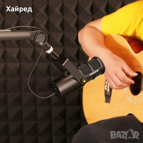 Нов Maono PD400X Подкаст микрофон, снимка 14 - Микрофони - 54196867