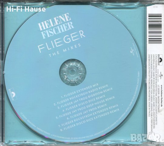Helene Fischer -Flieger-The Mixes, снимка 2 - CD дискове - 35372777